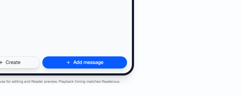 Add message is below the conversation.